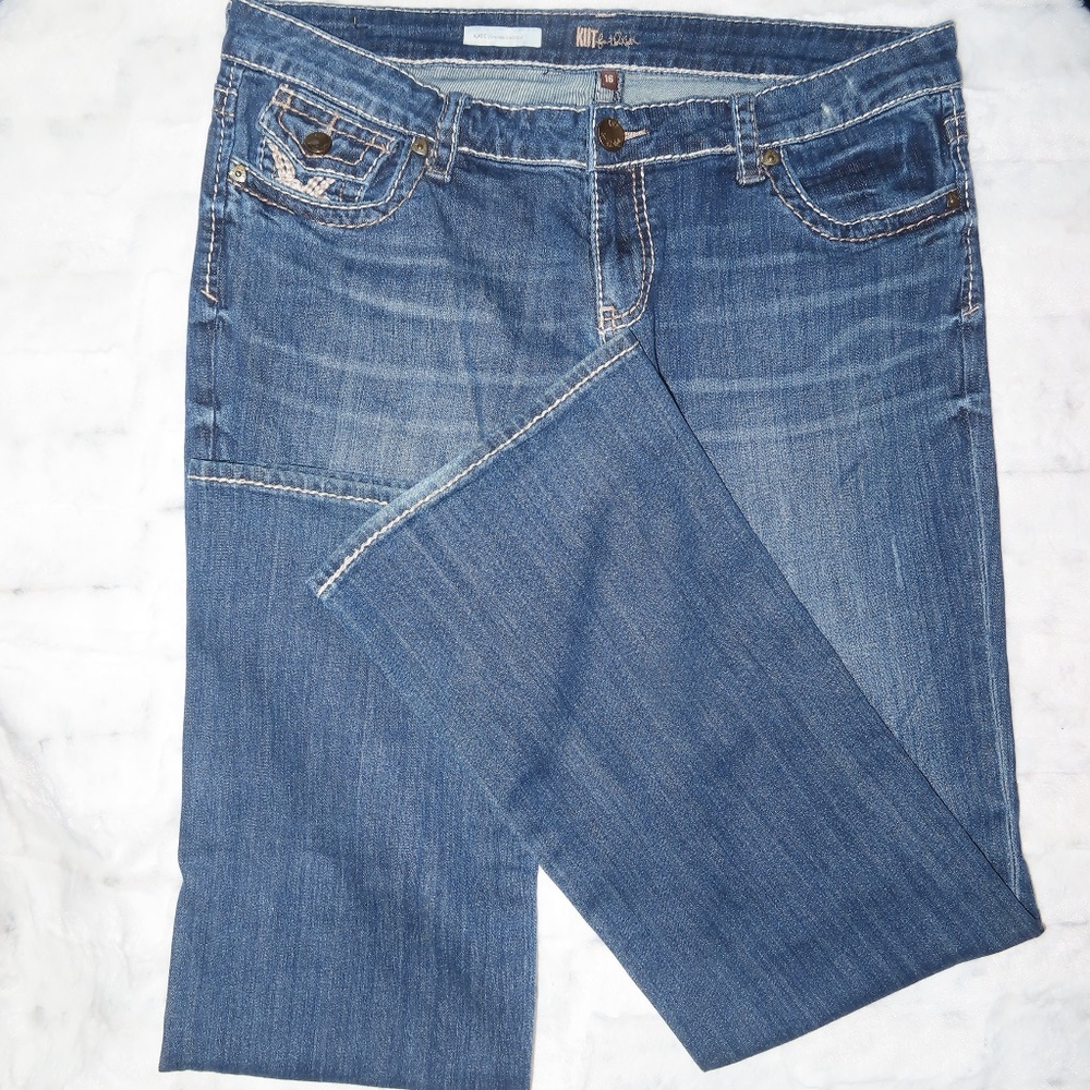 KUT from the Kloth Kate Bootcut Jeans Sz 16